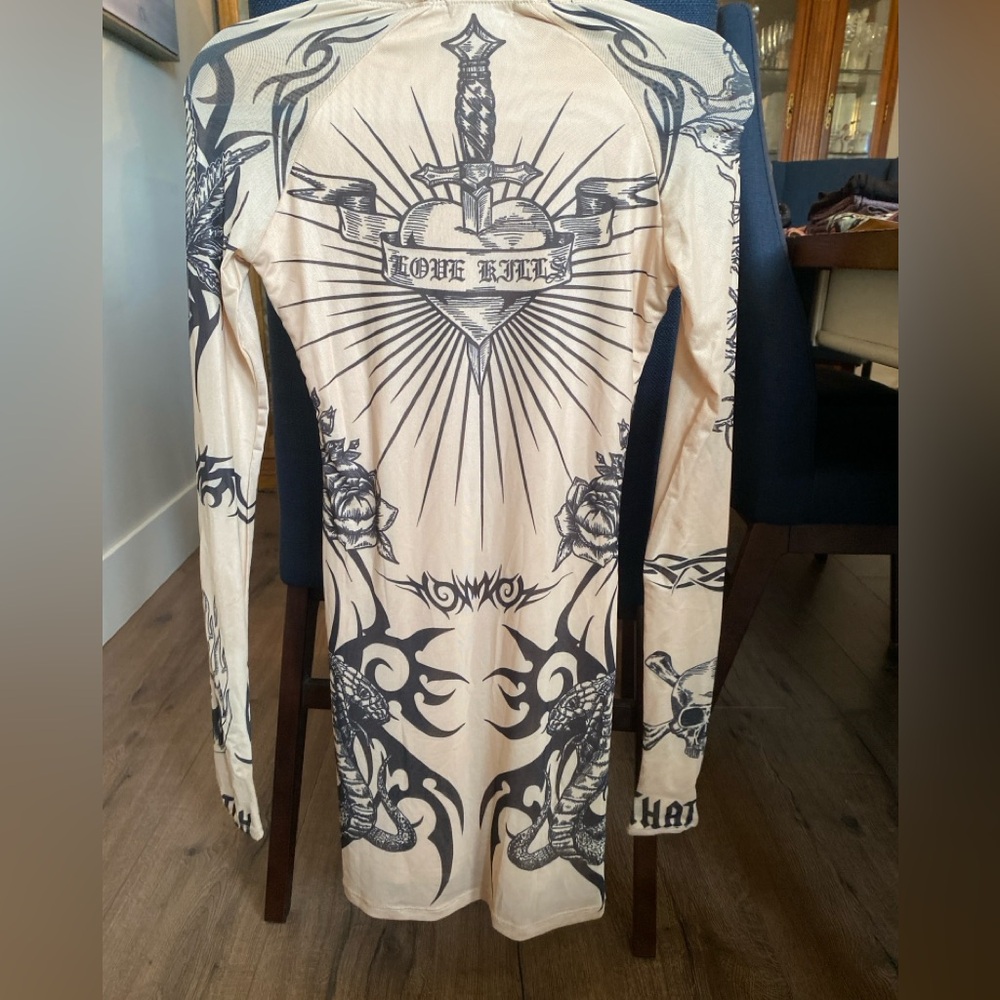 Current Mood Tattoo Dress - Picture 3 of 3